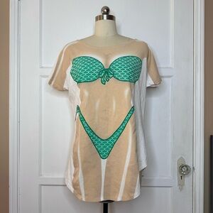 Mermaid bikini body tshirt dress